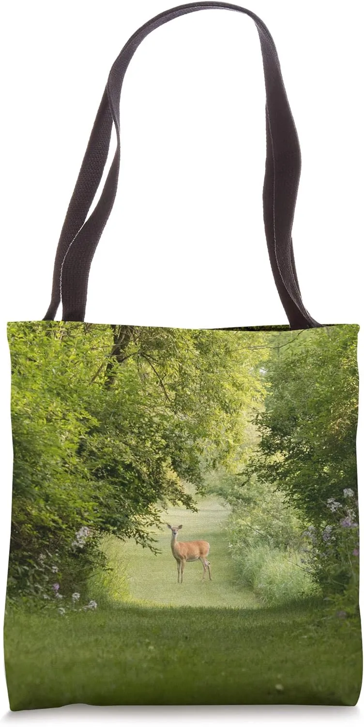 | Deer in Meadow | Doe in the Woods | Animals in Nature Tote Bag