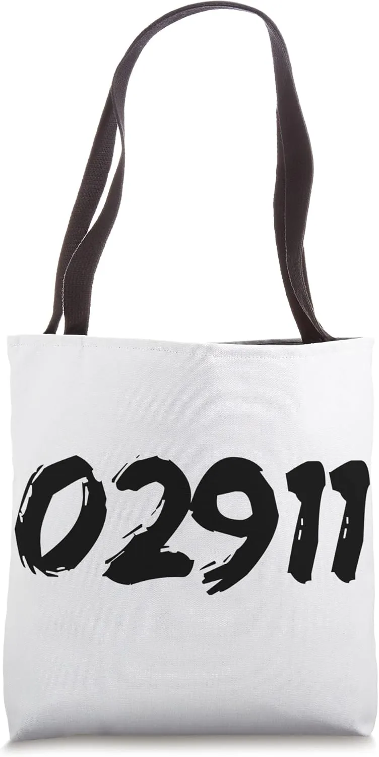 02911 Zipcode North Providence Rhode Island Hometown 02911 Tote Bag