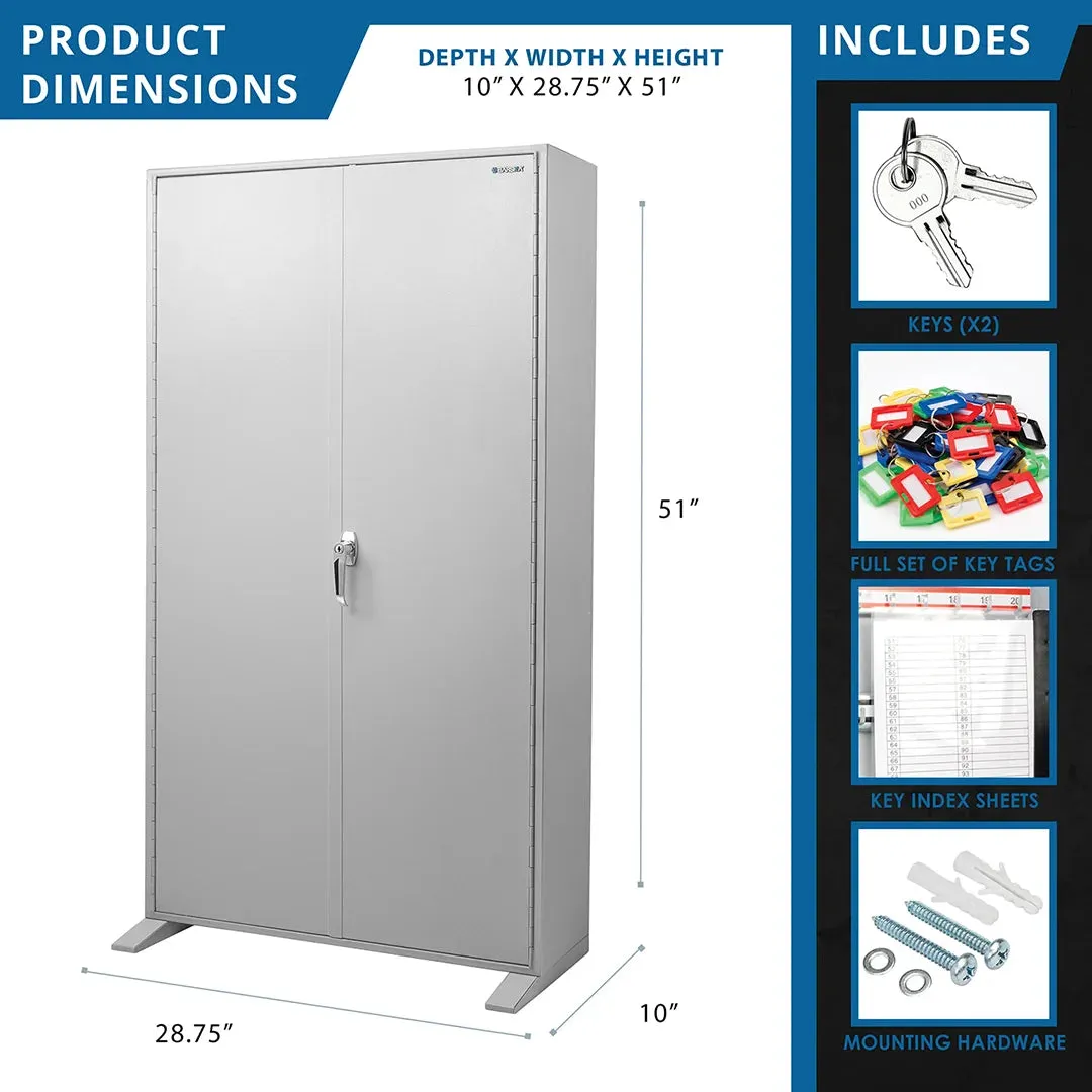 1170 Capacity Adjustable Key Cabinet with Key Lock | CB12960