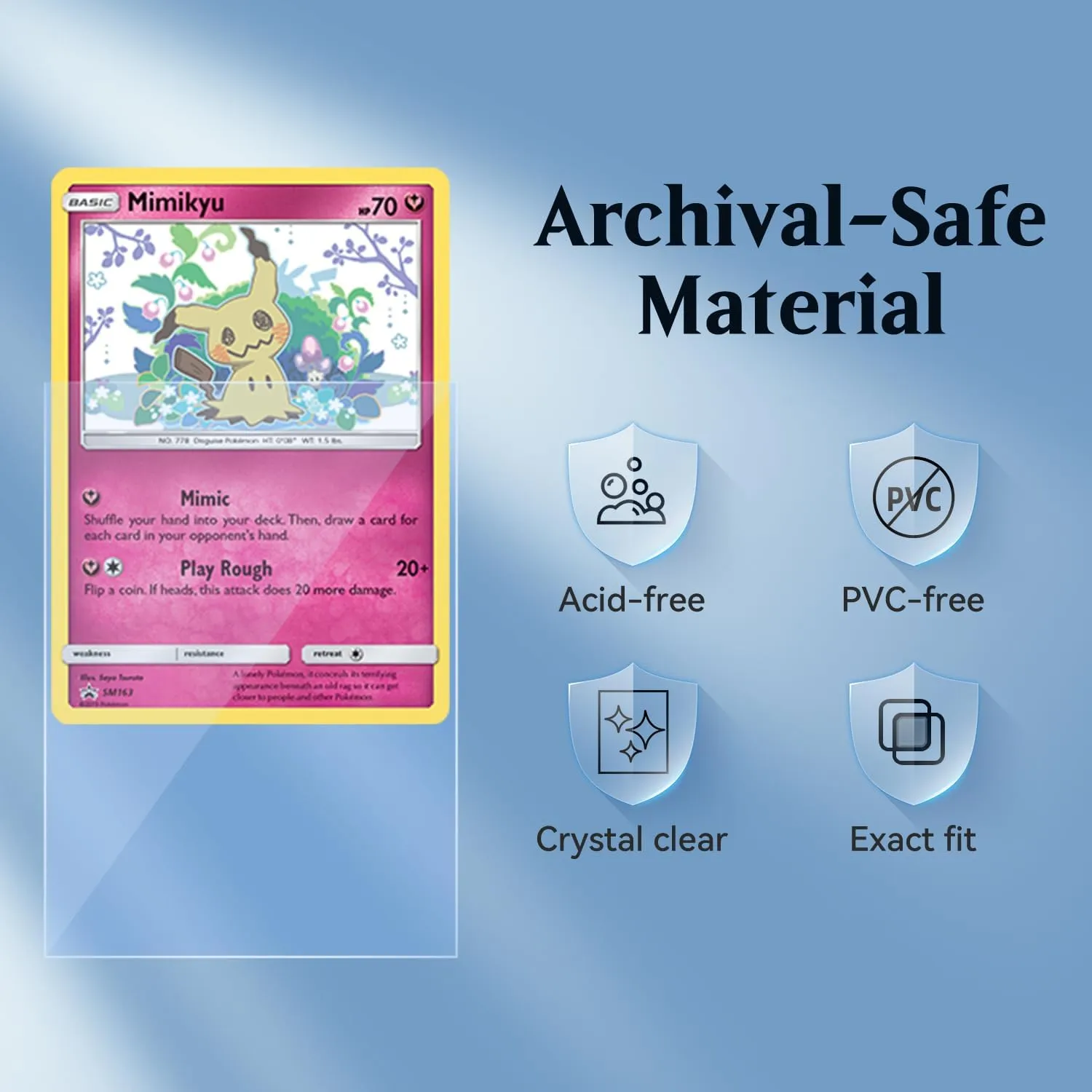 1200 Pack Card Sleeves, Perfect Fit Inner Sleeves Ideal for Double-Sleeving, Crystal Clear Trading Card Sleeve for MTG, PKM, TCG, Compatible with Matte MTG Card Sleeve