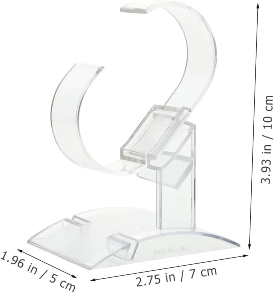 12pcs Watch Holder and Bracelet Display Stand Elegant Organizer for Watches and Jewelry for Dressers and Retail Spaces
