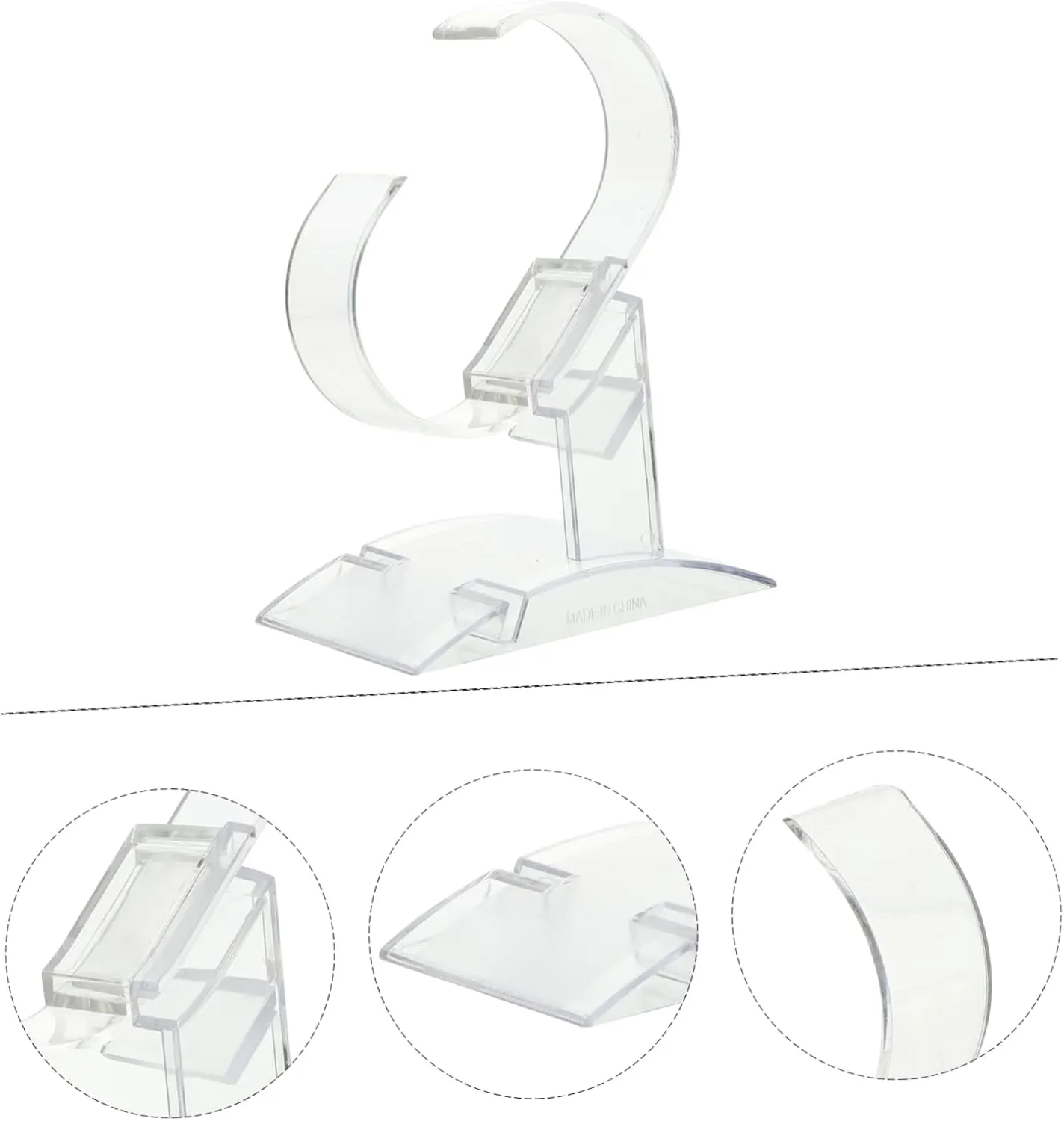 12pcs Watch Holder and Bracelet Display Stand Elegant Organizer for Watches and Jewelry for Dressers and Retail Spaces