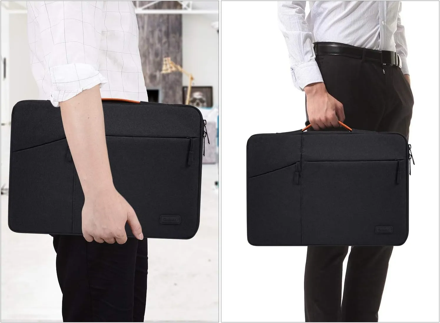 14 inch Laptop Case Sleeve Computer Bag for HP 14 Laptop/Pavilion 14/Stream 14, DELL XPS 15/Inspiron 14/Latitude 14, Lenovo IdeaPad 3 14, Acer Swift X, ASUS VivoBook 14 Case -Black