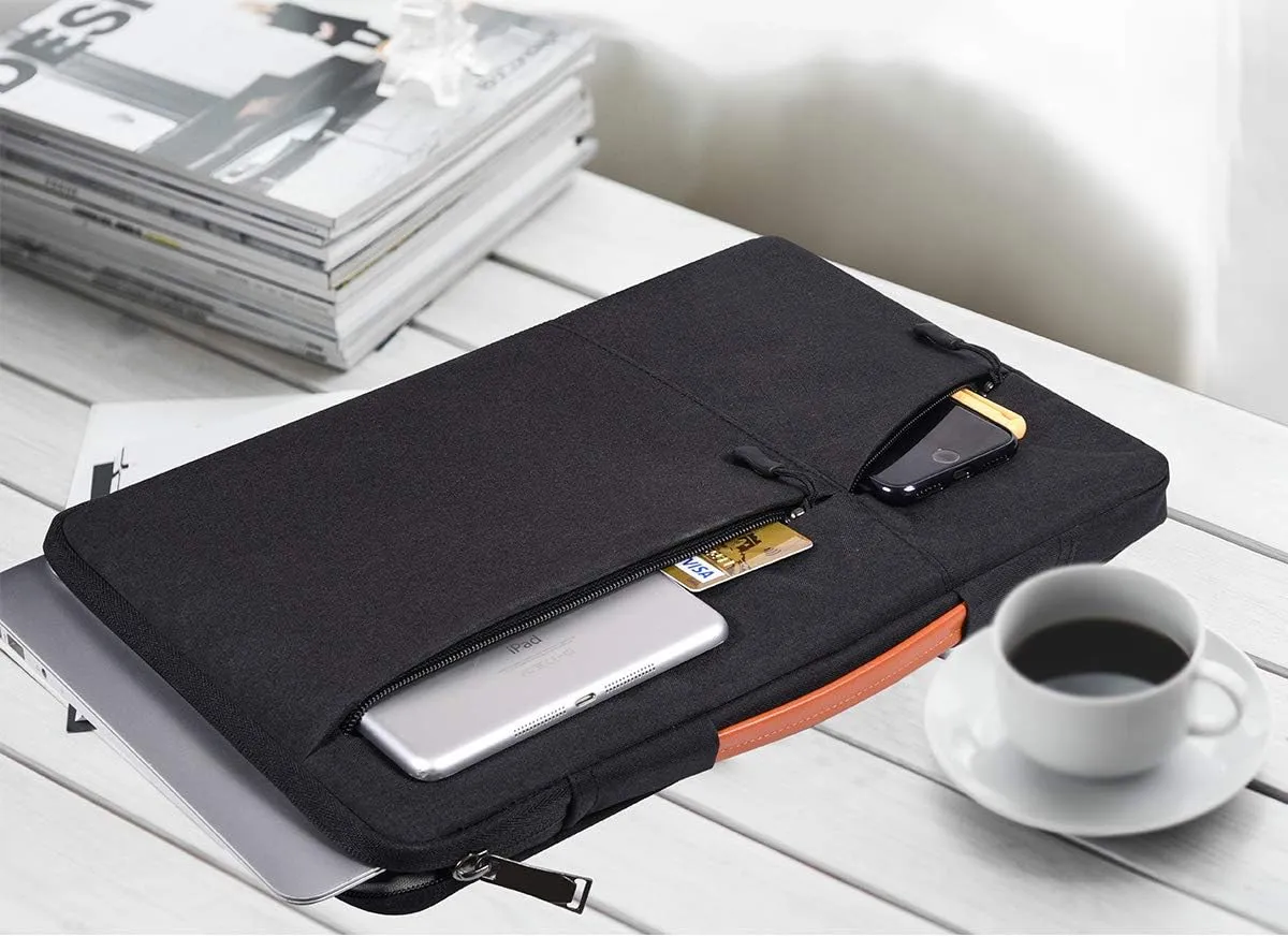 14 inch Laptop Case Sleeve Computer Bag for HP 14 Laptop/Pavilion 14/Stream 14, DELL XPS 15/Inspiron 14/Latitude 14, Lenovo IdeaPad 3 14, Acer Swift X, ASUS VivoBook 14 Case -Black