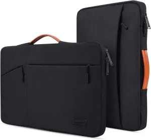 14 inch Laptop Case Sleeve Computer Bag for HP 14 Laptop/Pavilion 14/Stream 14, DELL XPS 15/Inspiron 14/Latitude 14, Lenovo IdeaPad 3 14, Acer Swift X, ASUS VivoBook 14 Case -Black