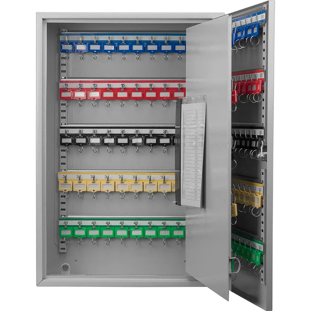 150 Capacity Adjustable Key Cabinet with Key Lock | CB13236