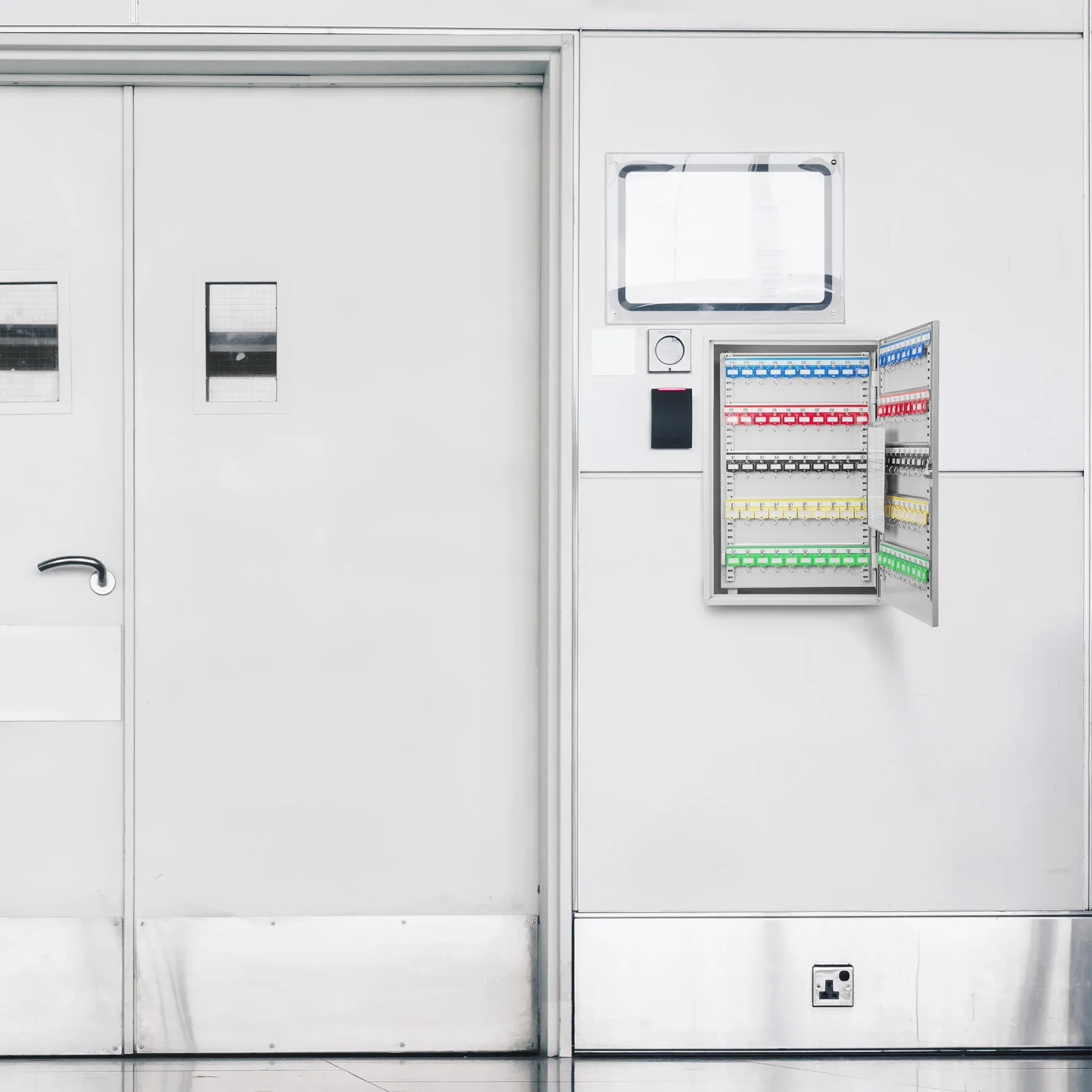150 Capacity Adjustable Key Cabinet with Key Lock | CB13236