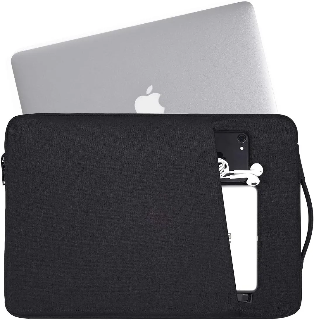 15.6 Inch Laptop Sleeve Case for HP Envy X360, HP Pavilion 15.6, ProBook, OMEN 15, Lenovo IdeaPad 15.6, Acer Aspire 15, Chromebook 15, Dell Inspiron 15, ASUS Vivobook 15 Computer Bag with Handle