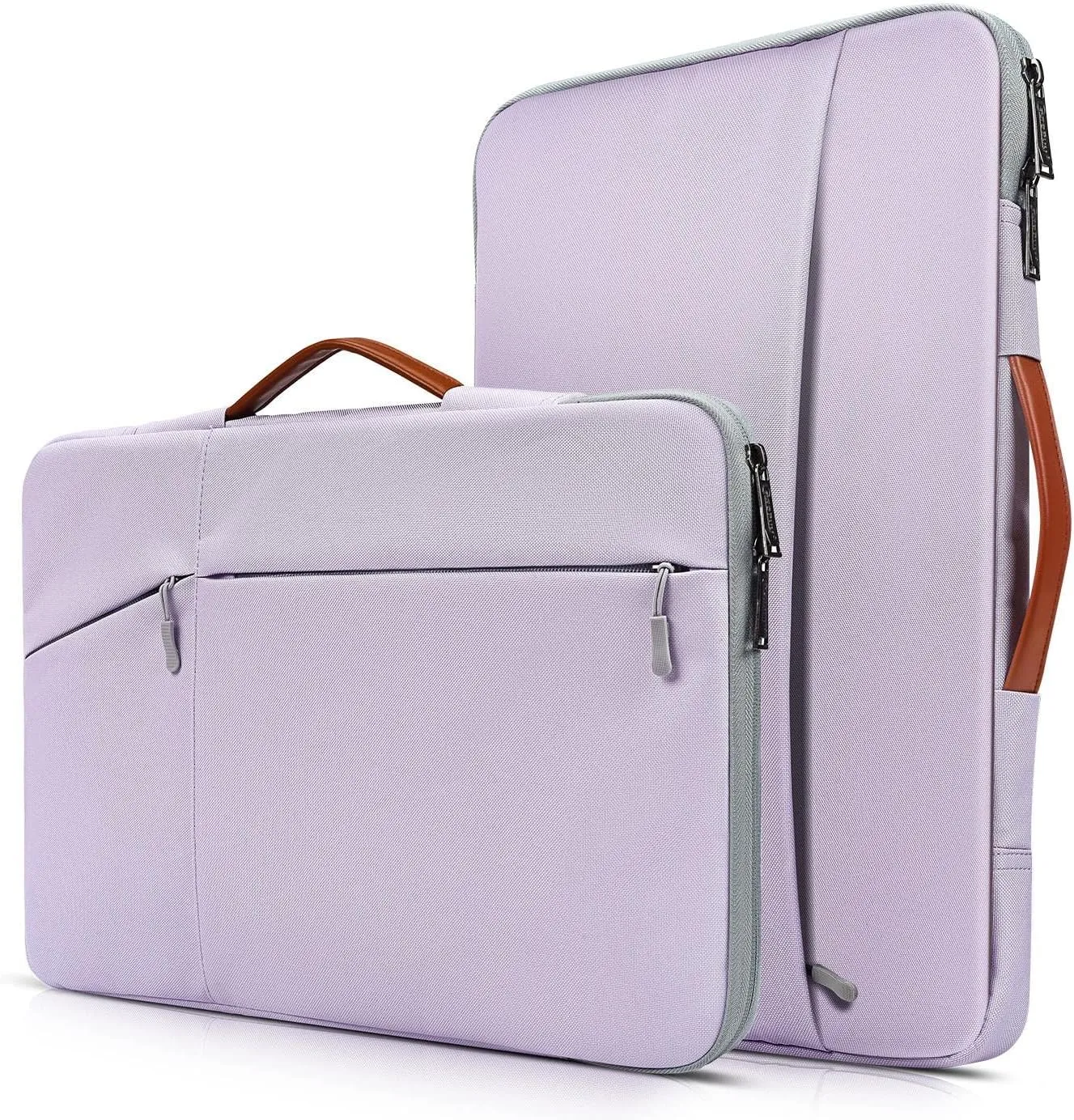 17.3 inch Laptop Sleeve Case Briefcase Bag for HP, Dell, Lenovo, Asus, Acer, MSI 17.3 Waterproof Computer Bag - Purple