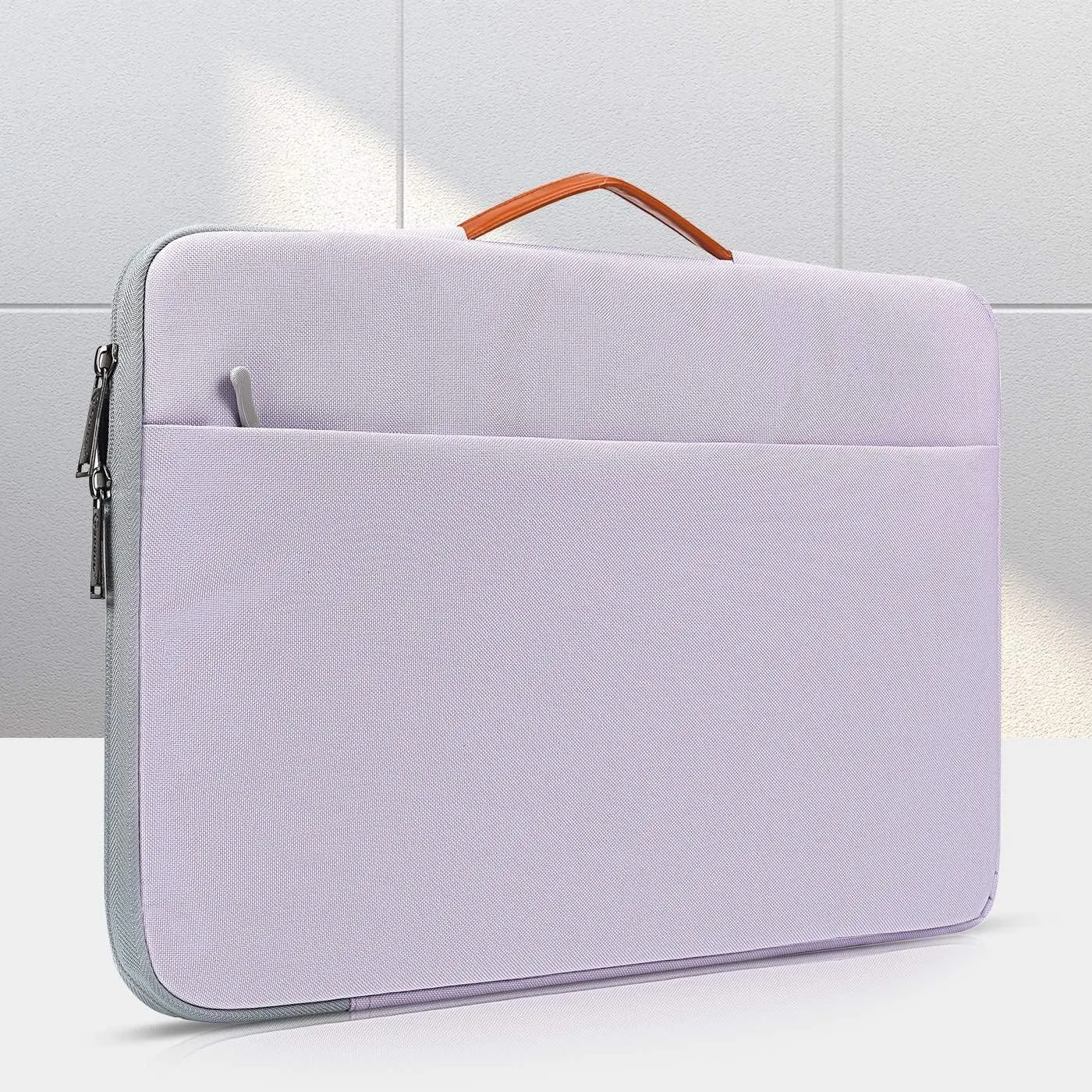17.3 inch Laptop Sleeve Case Briefcase Bag for HP, Dell, Lenovo, Asus, Acer, MSI 17.3 Waterproof Computer Bag - Purple