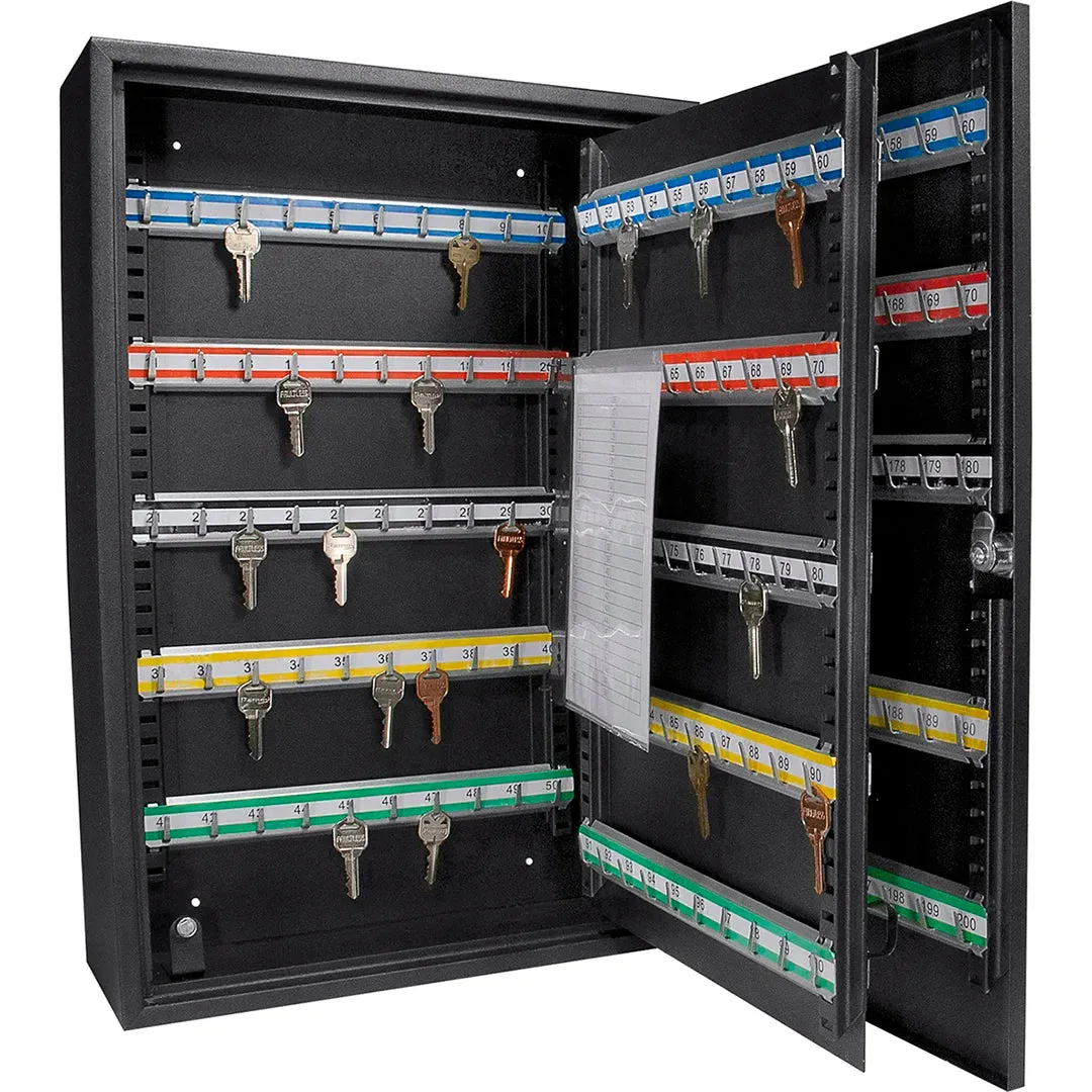 200 Capacity Adjustable Key Cabinet with Key Lock | AX11824