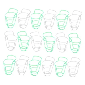 20pcs Universal Fit Saline Bottle Covers Reusable Infusion Net Bag for Hospital Home