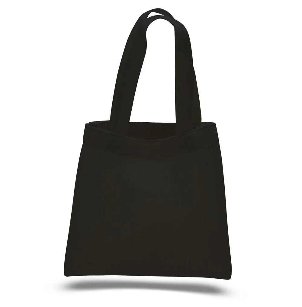 24 ct Mini Cotton 6 in Tote Bags - Pack of 24