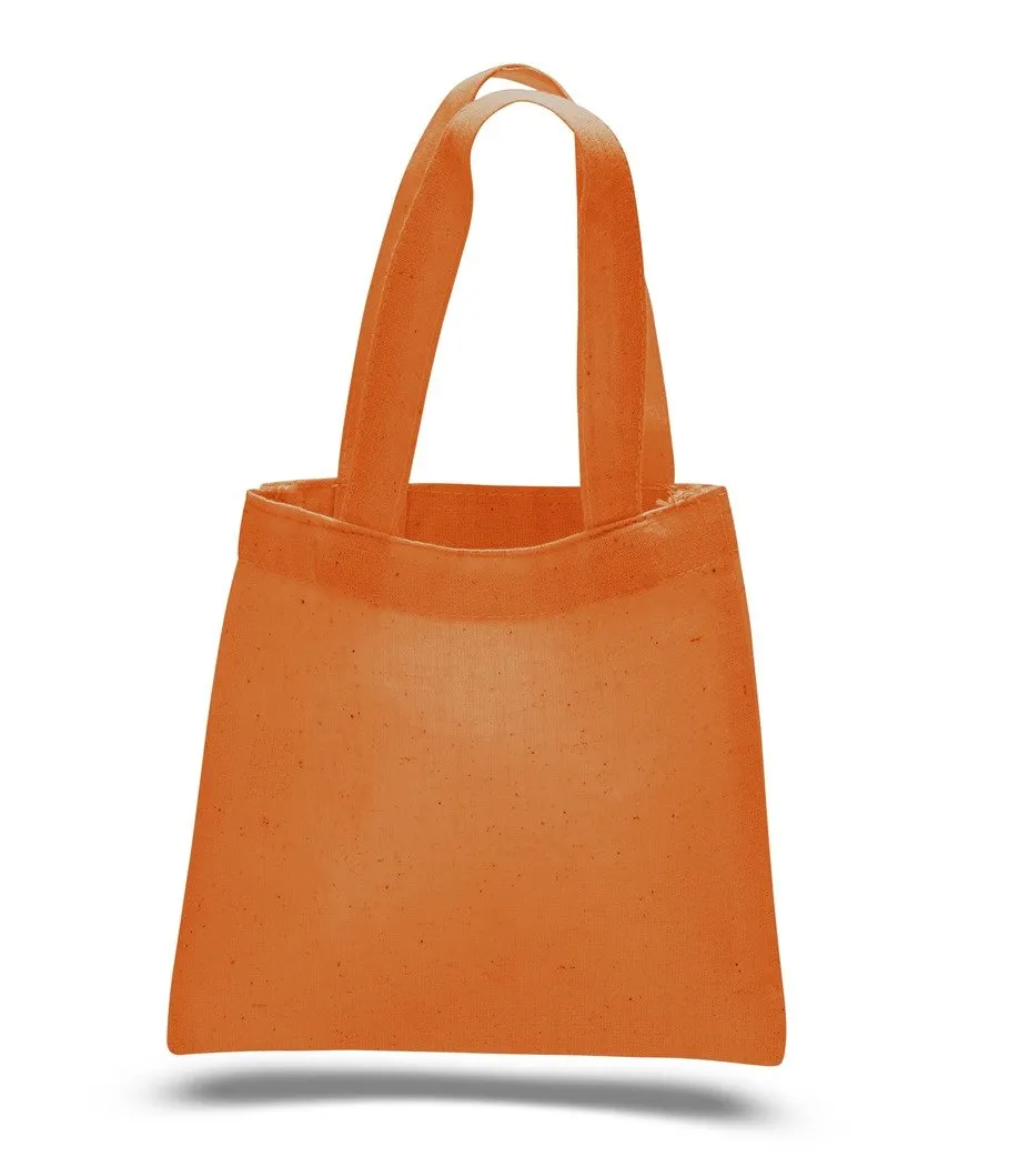 24 ct Mini Cotton 6 in Tote Bags - Pack of 24