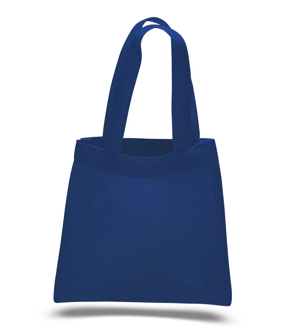 24 ct Mini Cotton 6 in Tote Bags - Pack of 24