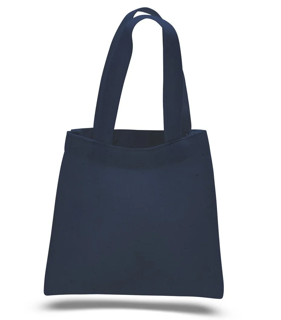 24 ct Mini Cotton 6 in Tote Bags - Pack of 24