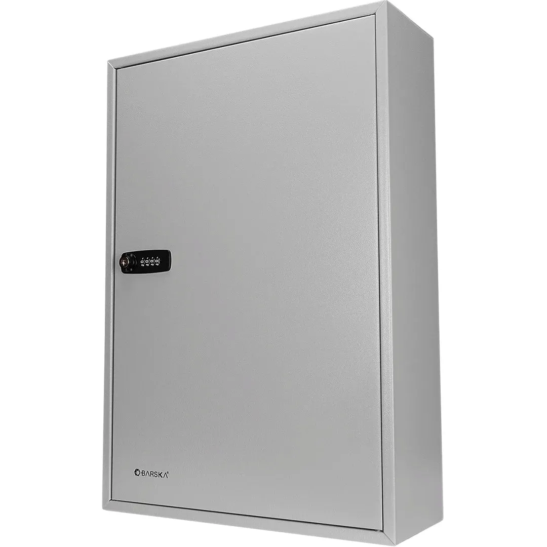 240 Capacity Fixed Position Key Cabinet with Combination & Key Lock, White Tags | CB13600