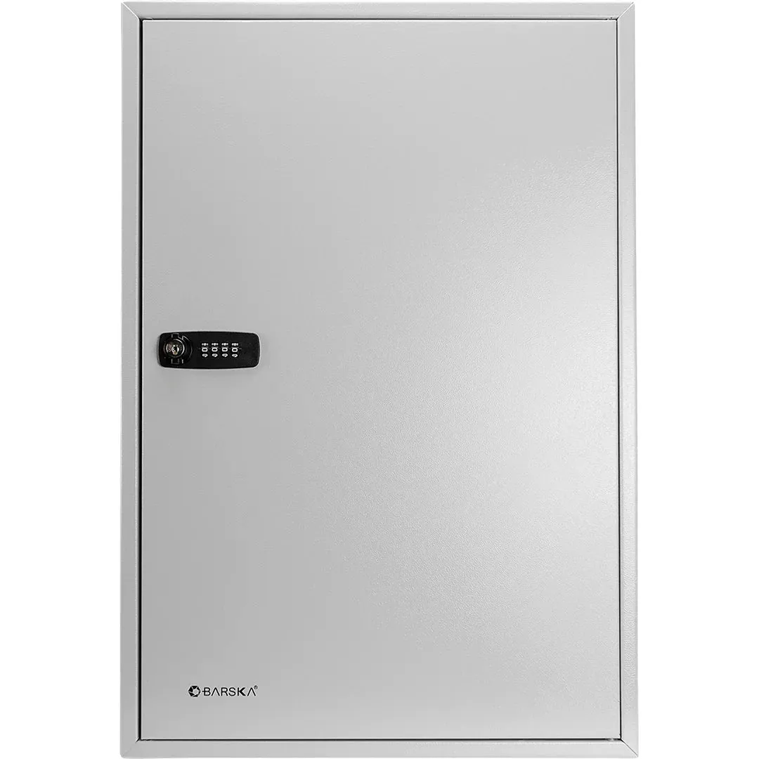 240 Capacity Fixed Position Key Cabinet with Combination & Key Lock, White Tags | CB13600