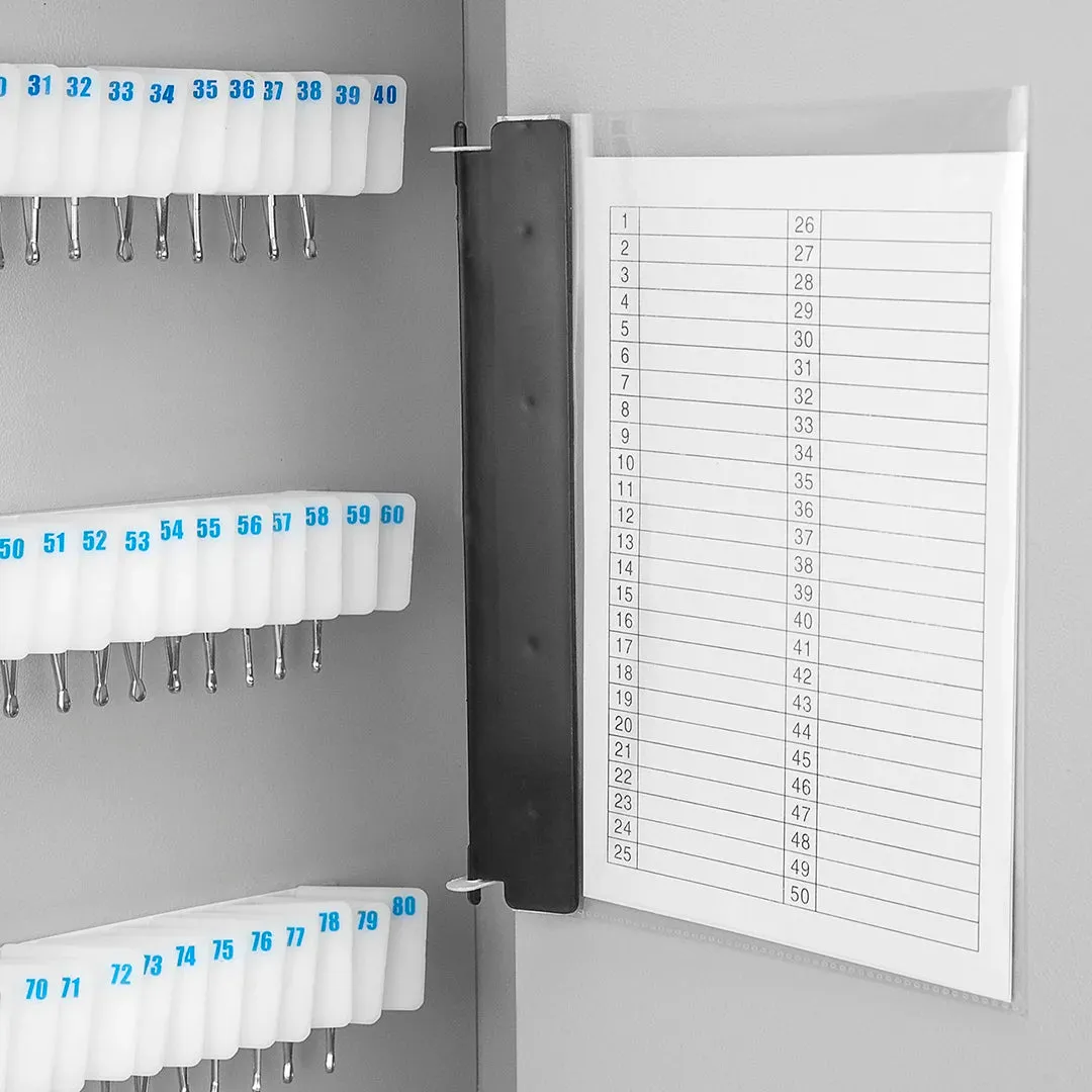 240 Capacity Fixed Position Key Cabinet with Key Lock, White Tags | CB12494