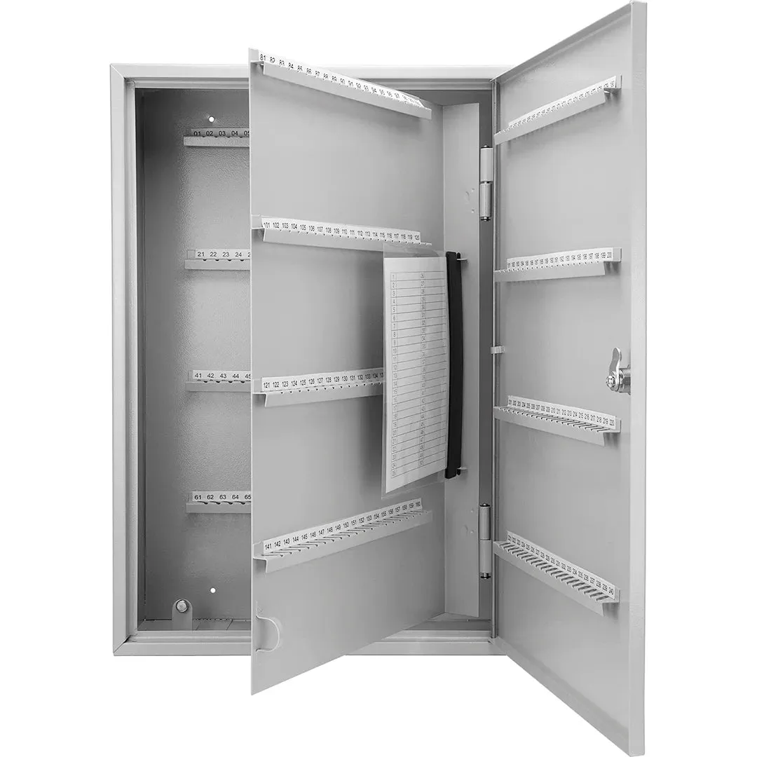 240 Capacity Fixed Position Key Cabinet with Key Lock, White Tags | CB12494
