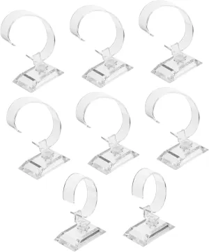 24pcs Plastic Watch Stand Watch Holder for Men Women Elegant Display for Bracelets Jewelry for Home Retail Showcase