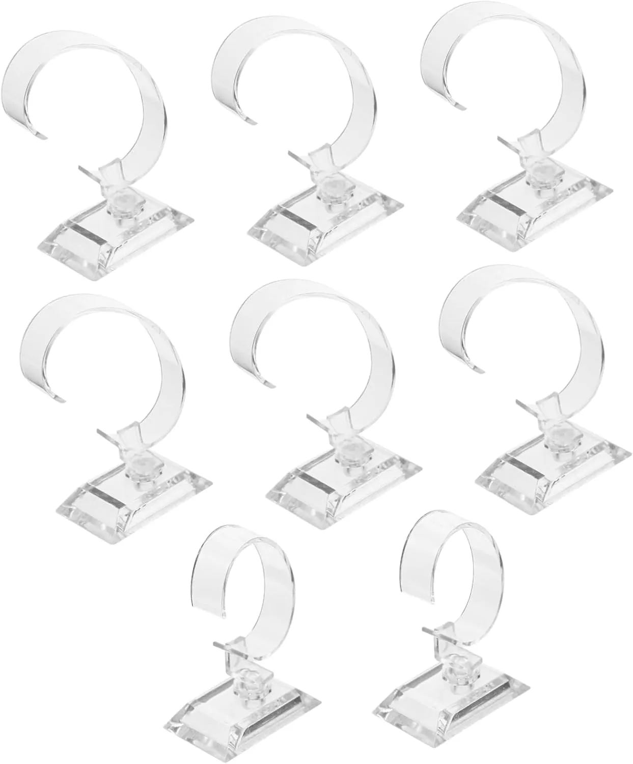 24pcs Plastic Watch Stand Watch Holder for Men Women Elegant Display for Bracelets Jewelry for Home Retail Showcase