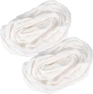 2bags Cotton Beauty Coils of Soft and Smooth Roll Cotton for Makeup Nail Art and Salon Use Lightweight Skin-Friendly Strips for Cleansing and Hair Styling