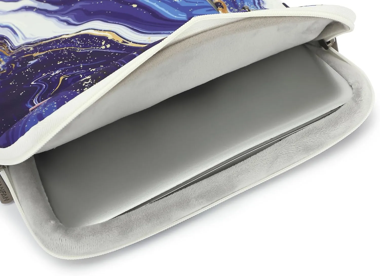 360° Protective Laptop Sleeve Case Bag with 3 Pockets,Laptop Cover with Handle and Luggage Strap (12.5 inch-13.5 inch)