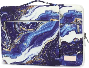 360° Protective Laptop Sleeve Case Bag with 3 Pockets,Laptop Cover with Handle and Luggage Strap (12.5 inch-13.5 inch)