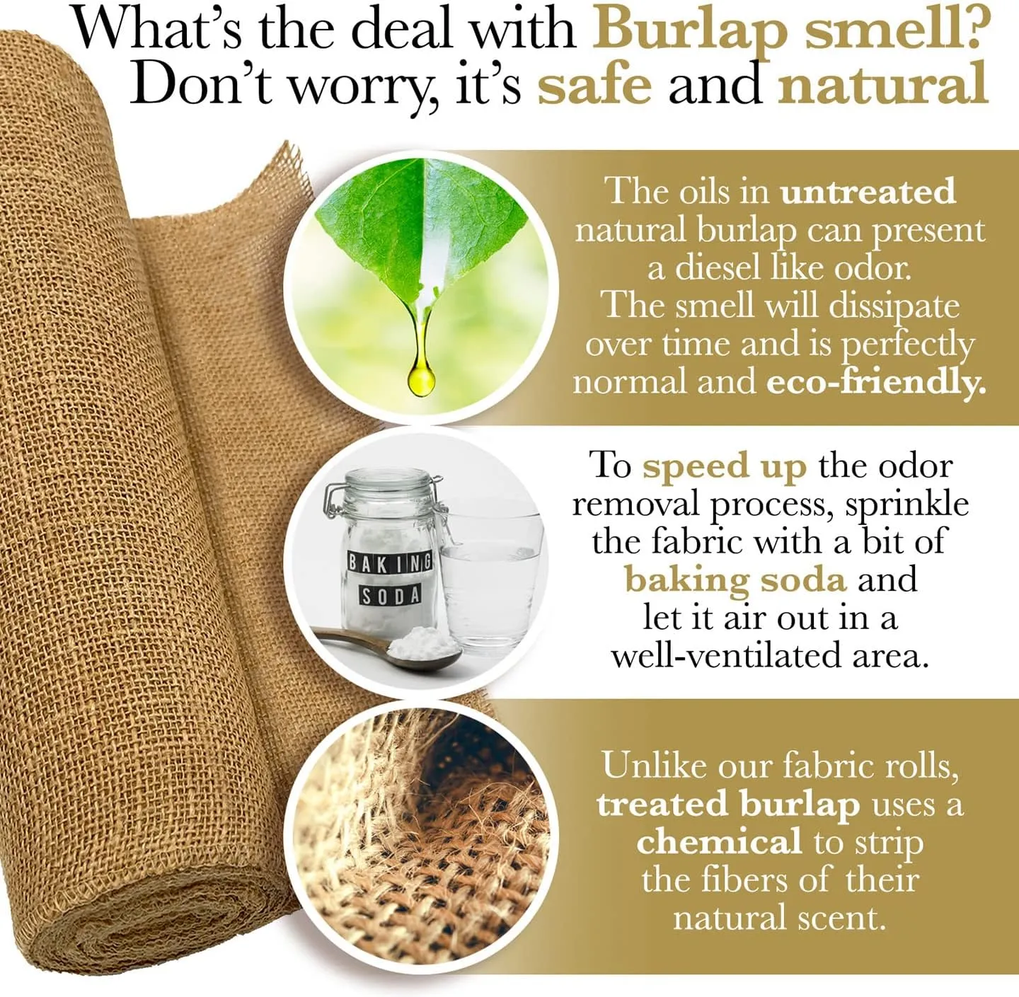 40" x15 Feet Gardening Burlap Roll - Multipurpose Natural Burlap Fabric, High Density Jute Fiber Material for Decorations, Center Pieces for Home, Rustic Party Décor