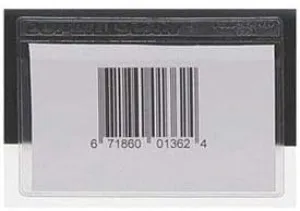 4" x 6" Label Holders, Clear, Self Adhesive - Top Load, 50/Pk
