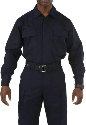 5.11 Tactical Men's Taclite Polyester-Cotton Ripstop Fabric TDU Long Sleeve Shirt, Style 72054