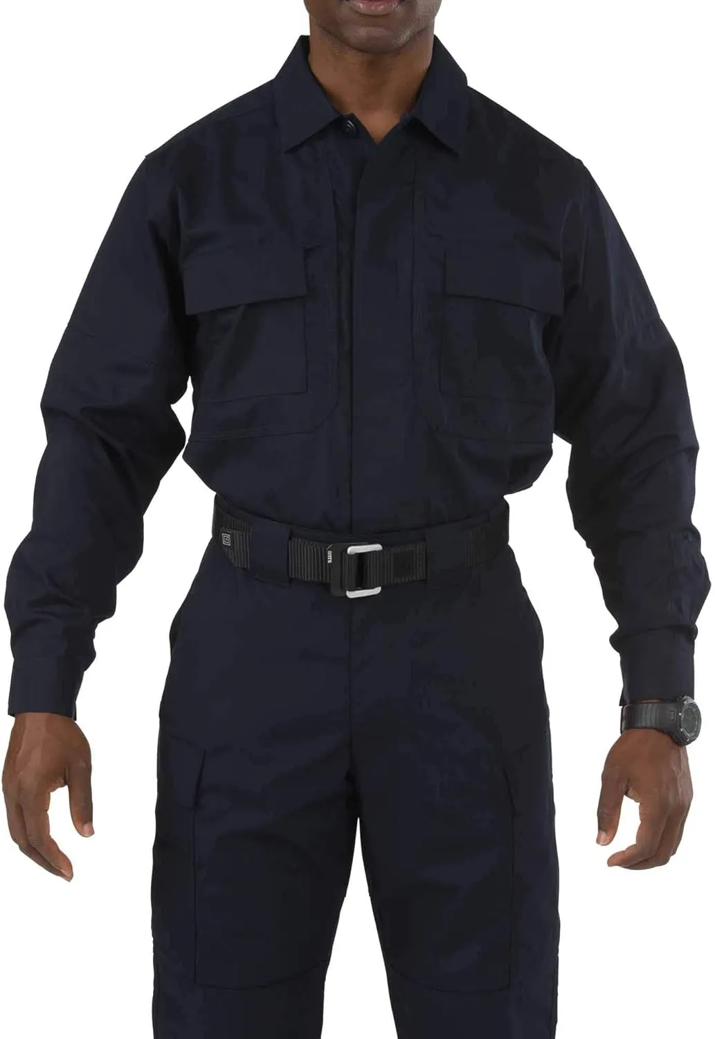 5.11 Tactical Men's Taclite Polyester-Cotton Ripstop Fabric TDU Long Sleeve Shirt, Style 72054