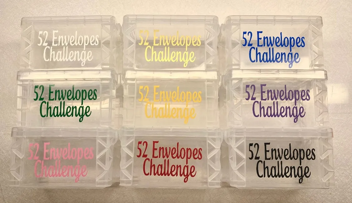 52 Envelopes Challenge Box