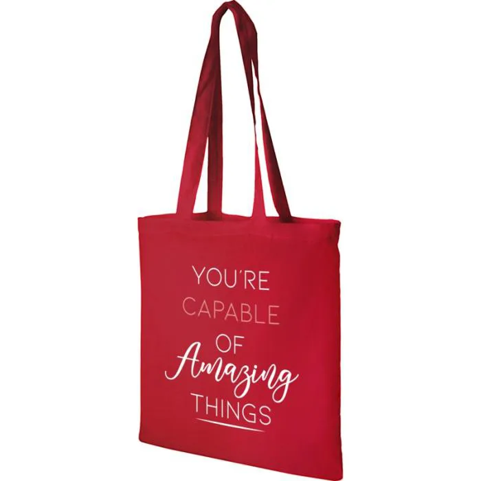 5oz Coloured Cotton Tote Bag