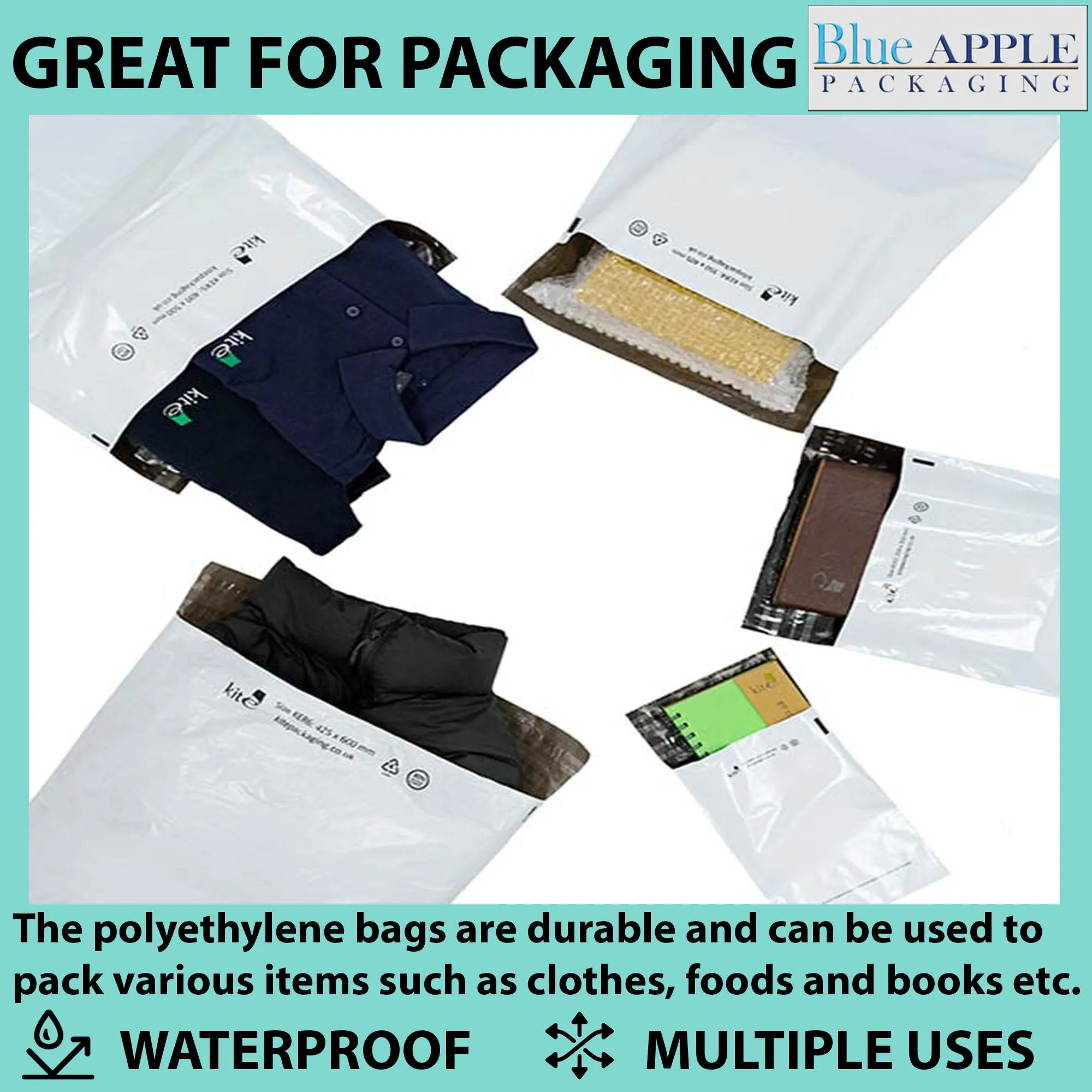 6X9 Inches Poly Mailers LDPE #1 Shipping Envelopes