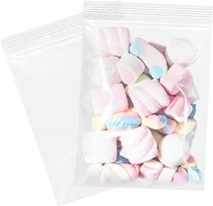 8" x 10"(200 Count) Clear Plastic Reclosable Zip Bags 2 Mil for Clothing, T-Shirt, Brochure, Prints, Handicraft Gift