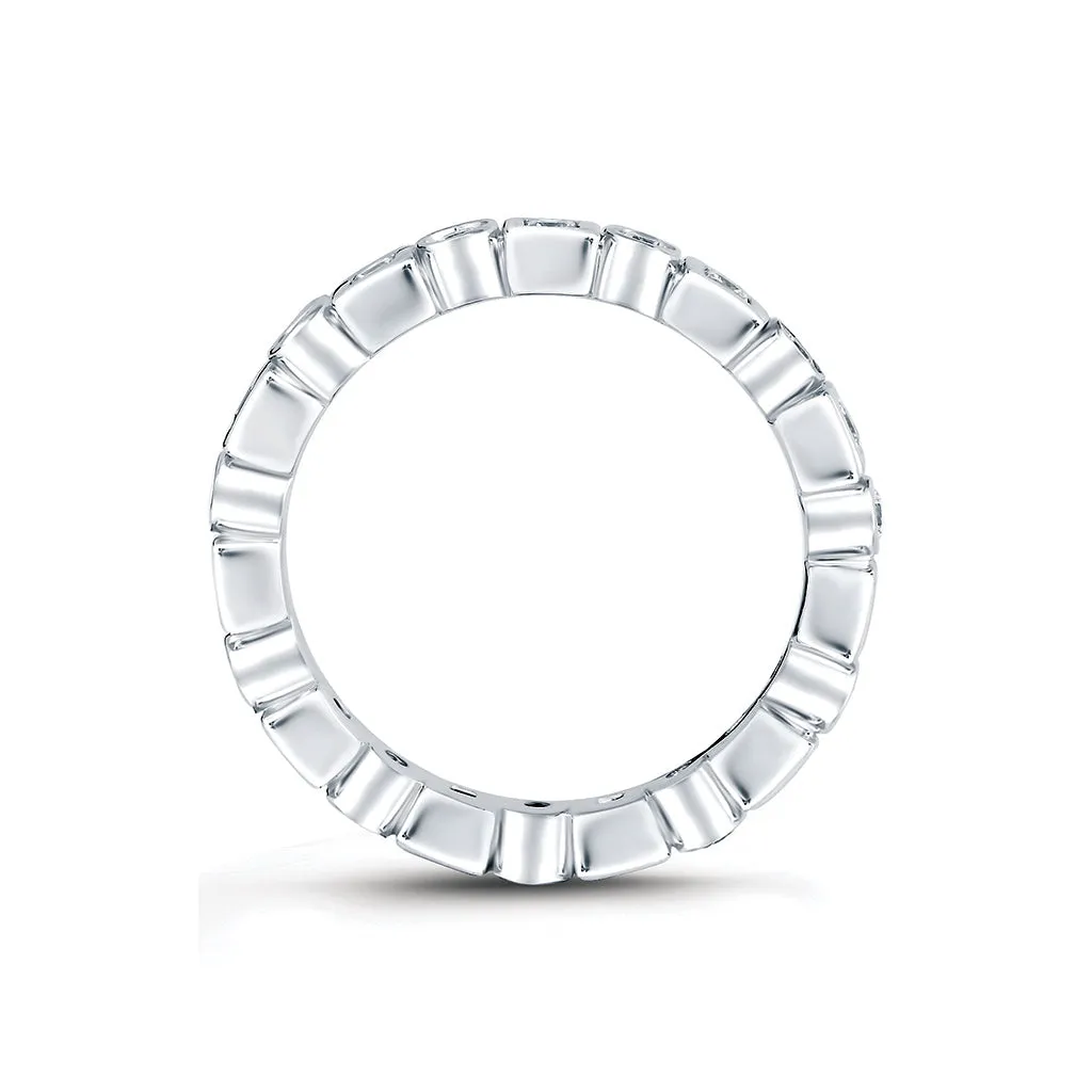 A. Jaffe Metropolitan Eternity Diamond Wedding Band in White Gold