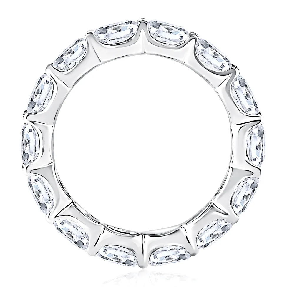 A. Jaffe Oval Diamond Eternity Ring in White Gold