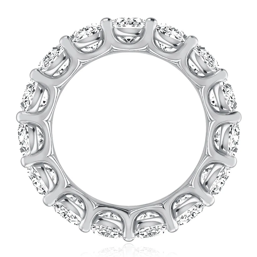 A. Jaffe Oval Diamond Eternity Ring in White Gold