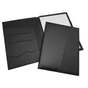 A4 Black Portfolio W/Notepad