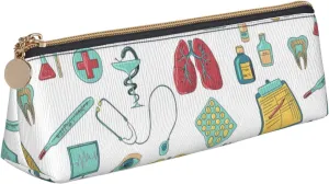 abstraction biology chemistry4 Print PVC Coin Purse Money Bag Makeup Case Pencil Pouch Zipper stationery case Women Men