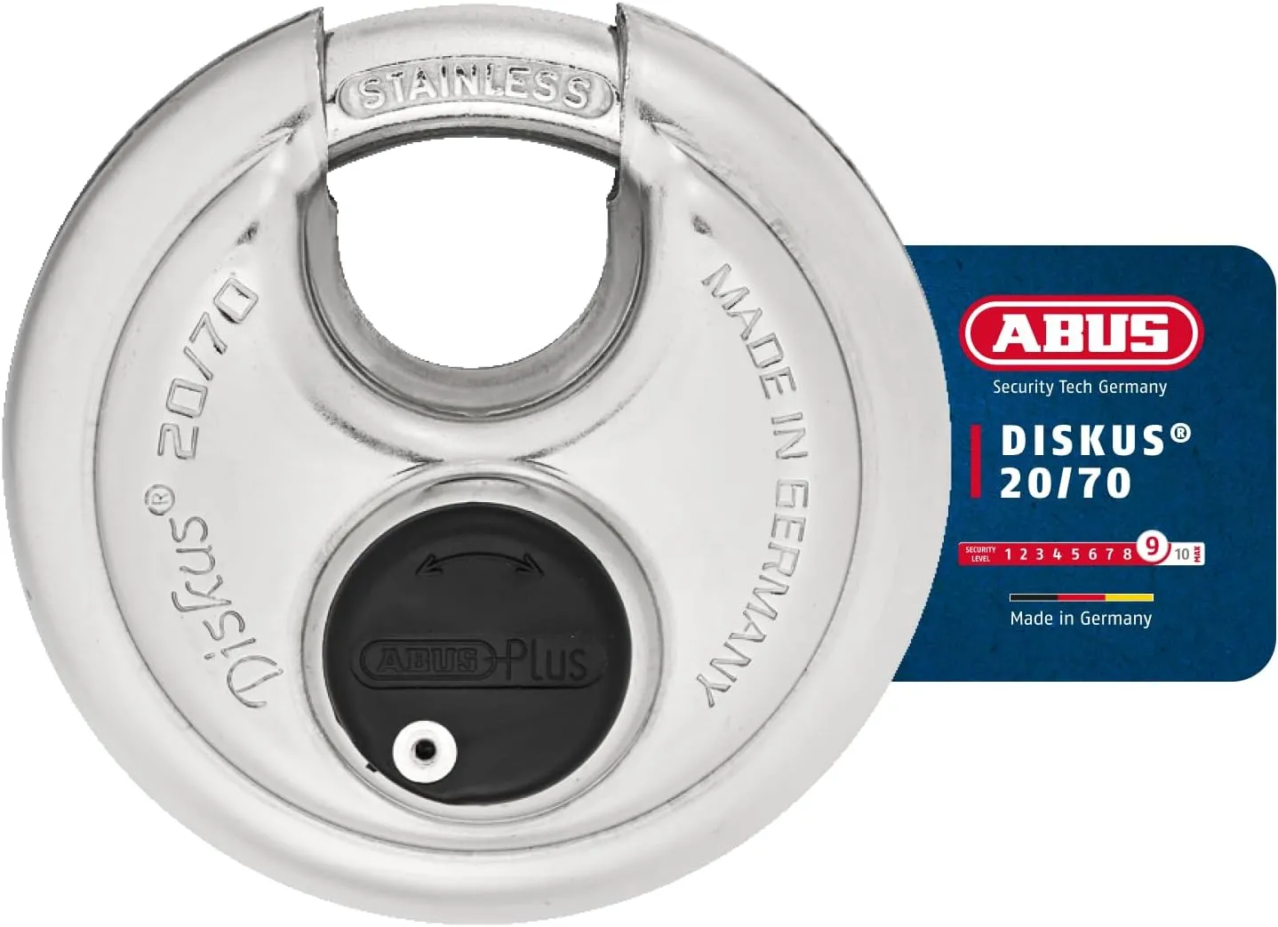 Abus 20/70mm Diskus Plus Padlock