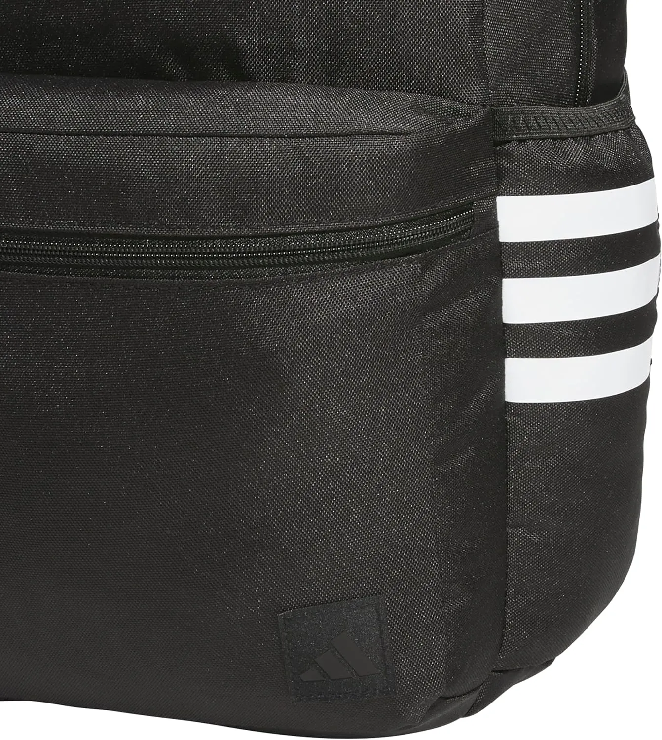 adidas 3-Stripe Classic Backpack for Men and Women, Bag with Laptop Sleeve, Black/5.0, One Size