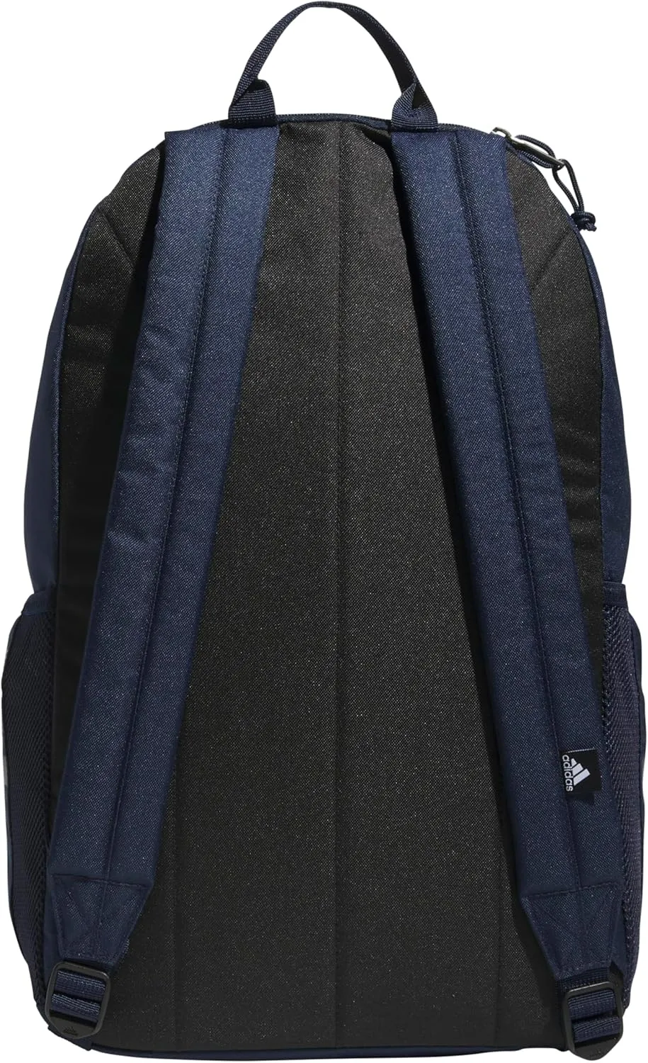 adidas 3-Stripe Classic Backpack for Men and Women, Bag with Laptop Sleeve, Collegiate Navy/White/Black/5.0, One Size