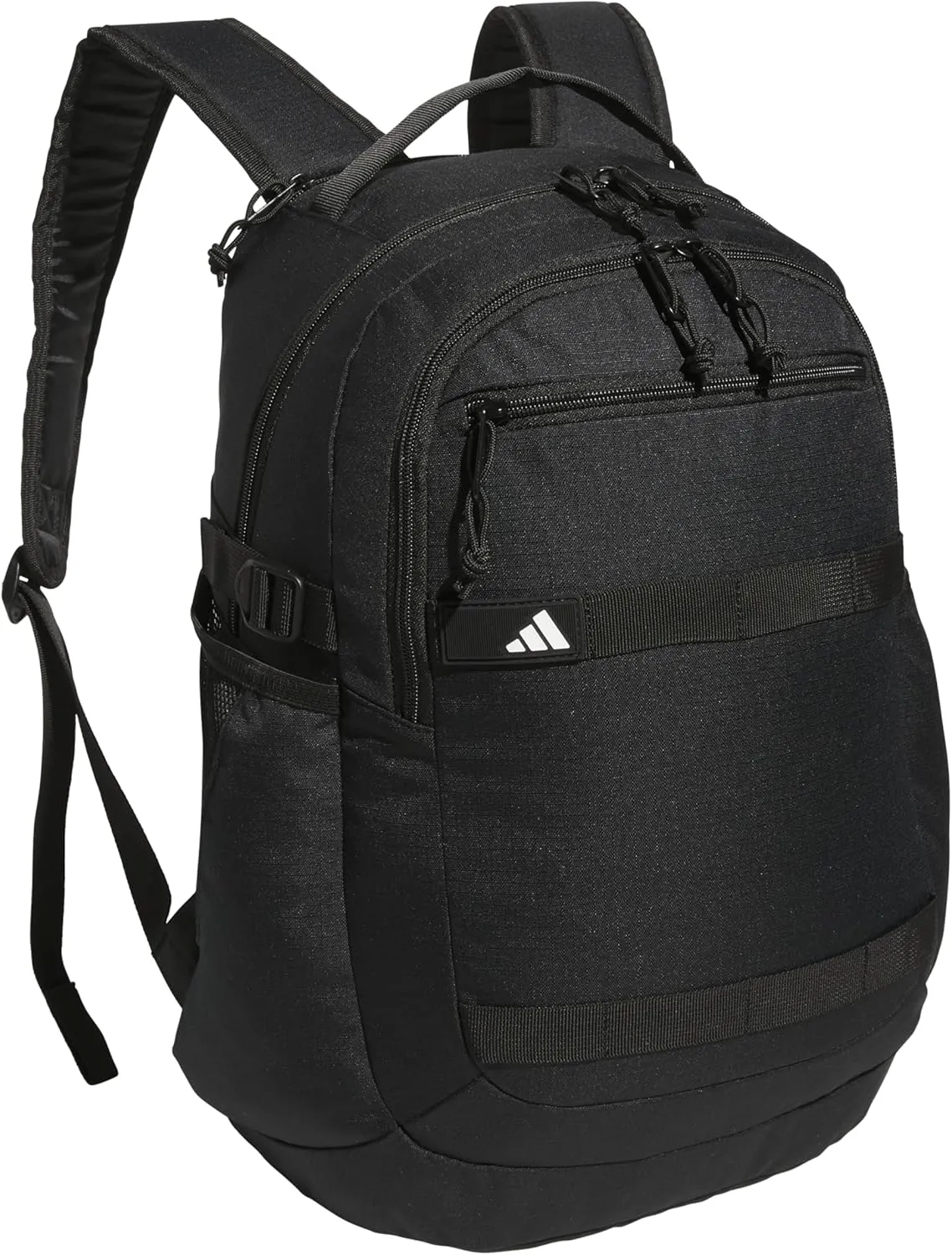 adidas Impulse Backpack, Sport Bag for Men and Women, Durable and Lightweight, Black/White, One Size
