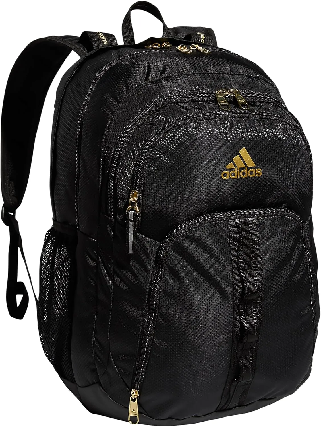 adidas Prime 6 Backpack, Black/Gold Metallic, One Size