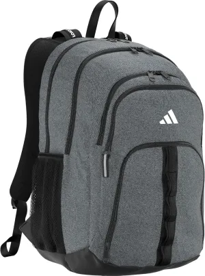 adidas Primetime Large Backpack for Women and Men, Big Bag with Laptop Sleeve, Twill Onix Grey/Black, One Size