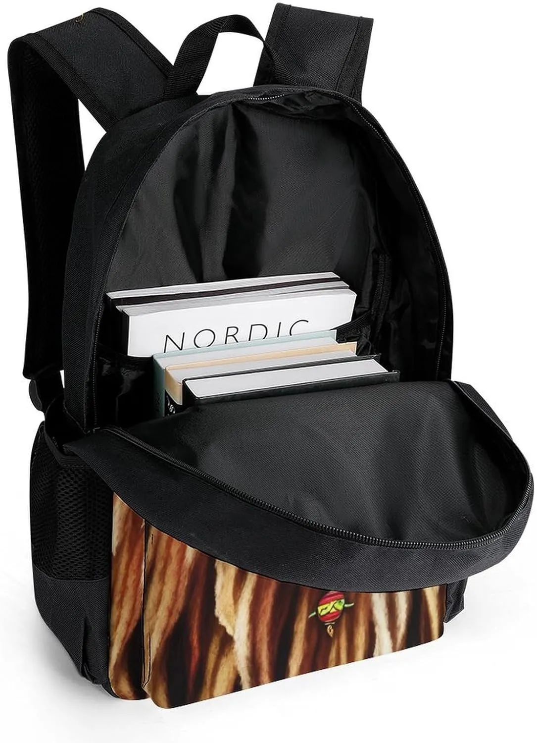 Adults Lightweight Rasta Lion Of Judah Art Rucksacks Large Capacity Bookbag With Adjustable Shoulder Straps for Trekking Outdoors Bicycle
