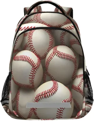 ALAZA Baseball Pattern Backpacks Travel Laptop Daypack School Book Bag for Men Women Teens Kids
